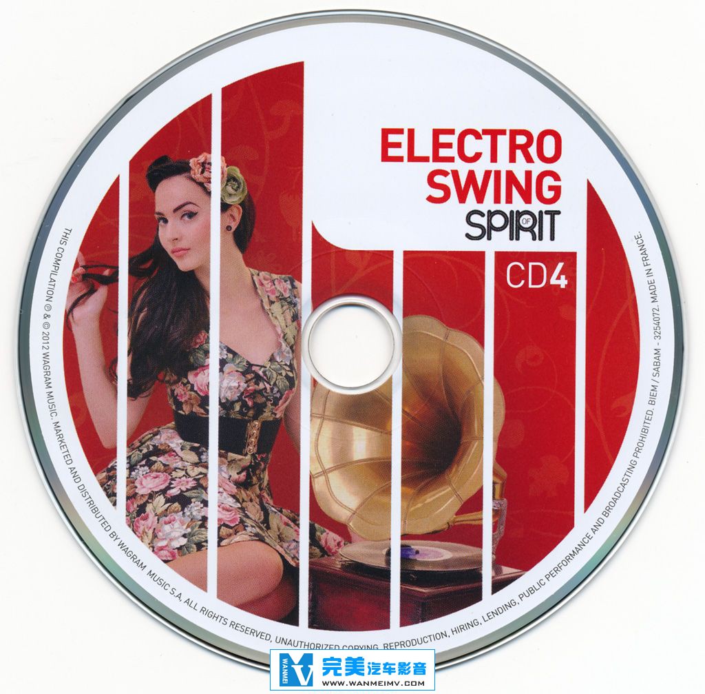无损音乐 DJ舞曲-VA《Electro Swing Spirit》（4CD）FLAC/分轨/百度/2.13G(5)