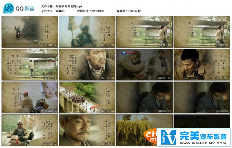 华语高清MV下载-刘德华 回家的路 [百度网盘/MP4/124M](1)