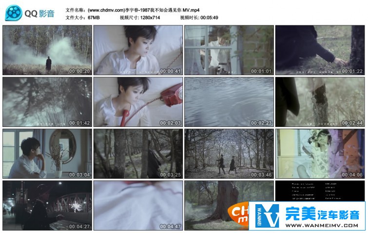华语高清MV下载-李宇春 - 1987我不知会遇见你[百度网盘/MP4/67M](1)