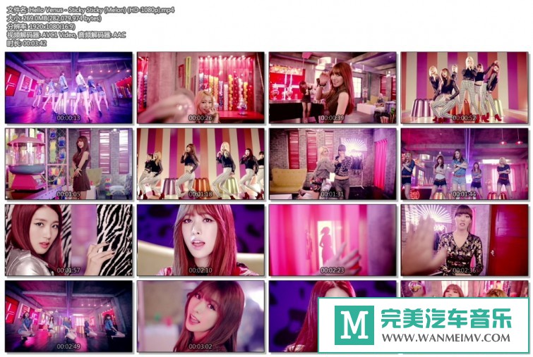 韩国高清MV下载-Hello Venus - Sticky Sticky (Melon) (HD-1080p) [百度网盘/MP4/269M](1)