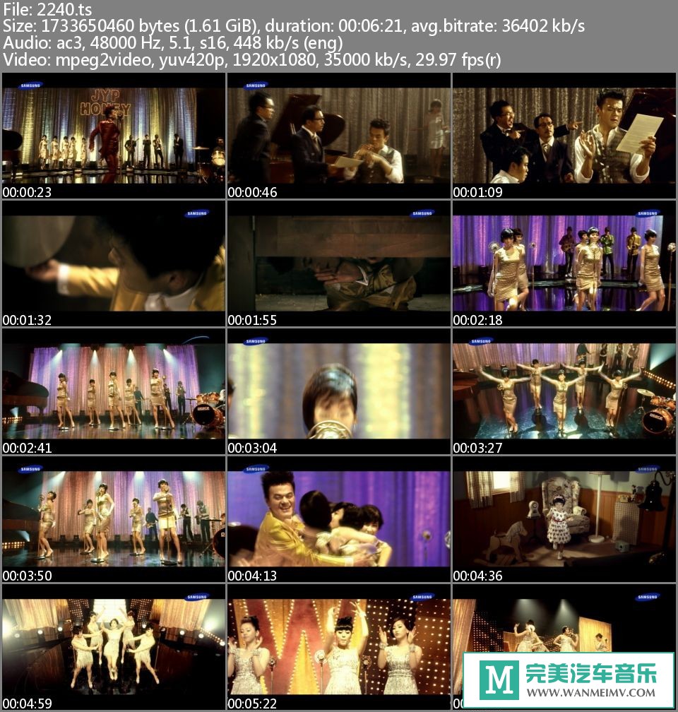 韩国高清MV下载-Wonder.Girls_Nobody官方原版_三星演示视频_国际版本.1080p[百度/m2ts/1.65G](1)