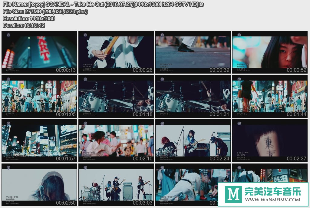 日本高清MV下载-SCANDAL - Take Me Out (2016.07.27)[1440x1080i h264 SSTV HD](ts/277M/百度)(1)