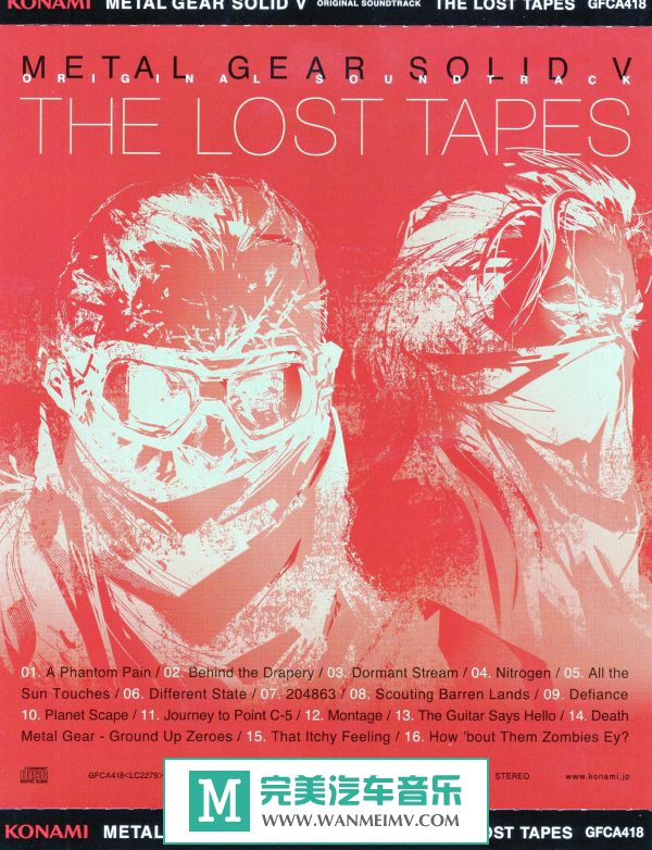 原声带专辑下载-合金装备5  Metal Gear Solid V《The Lost Tapes》2016日限量首版/FLAC/BD(1)