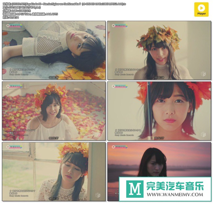 日本高清MV下载-[百度]Keyakizaka46 - Namiuchigiwa wo Hashiranai ka？[330M/TS](1)