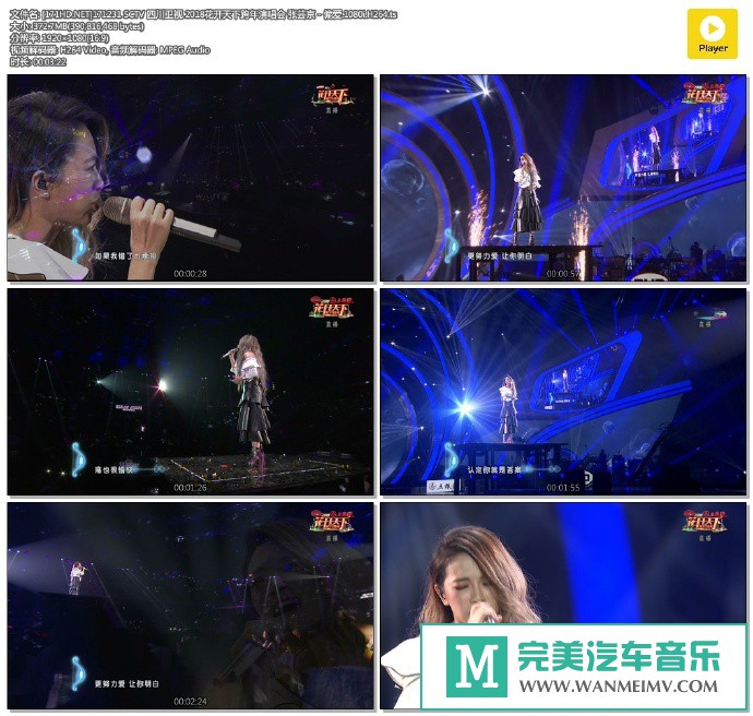 华语高清现场下载-[百度]171231 张芸京 - 偏爱.1080i.H264[372M/TS](1)