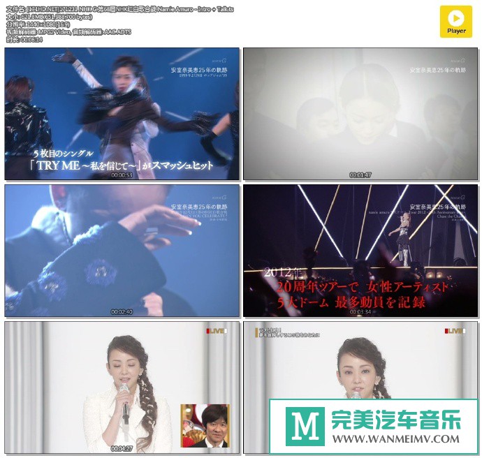 日本高清现场下载-[百度]171231 Namie Amuro - Intro + Talk[621M/TS](1)