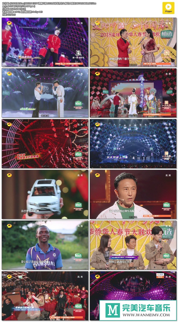 华语高清现场下载-[百度]180216 HNTV 湖南卫视 2018全球华侨华人春节大联欢[14.2G/TS](1)