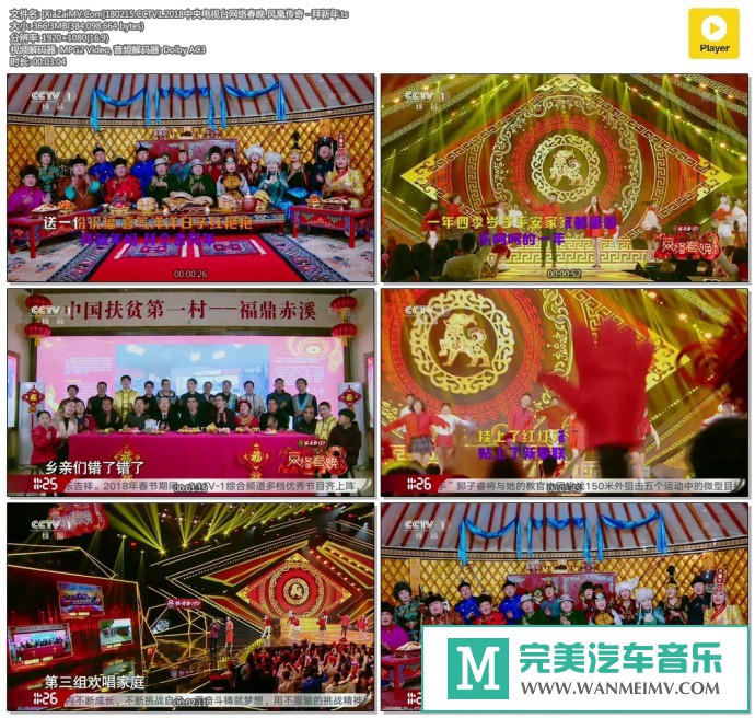 华语高清MV下载-[百度]180215 凤凰传奇 - 拜新年[366M/TS](1)