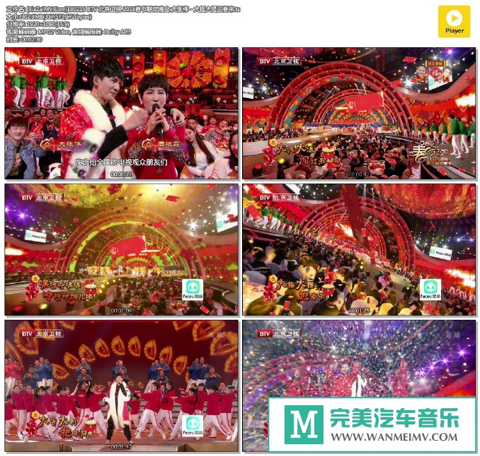 华语高清MV下载-[百度]180216 大张伟 - 大摇大摆迎春来[302M/TS](1)