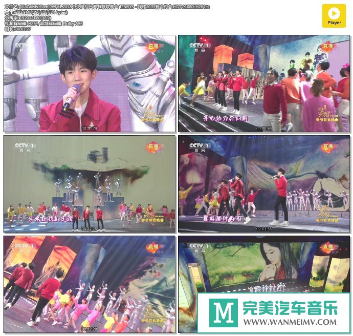 华语高清MV下载-[百度]TFBOYS - 我和2035有个约会.HDTV.1080i.H264[282M/TS](1)