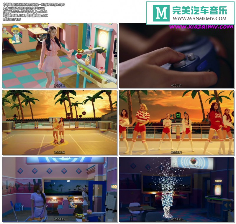 韩国高清MV下载-[百度]AOA - Bingle Bangle[128M/MP4](2)