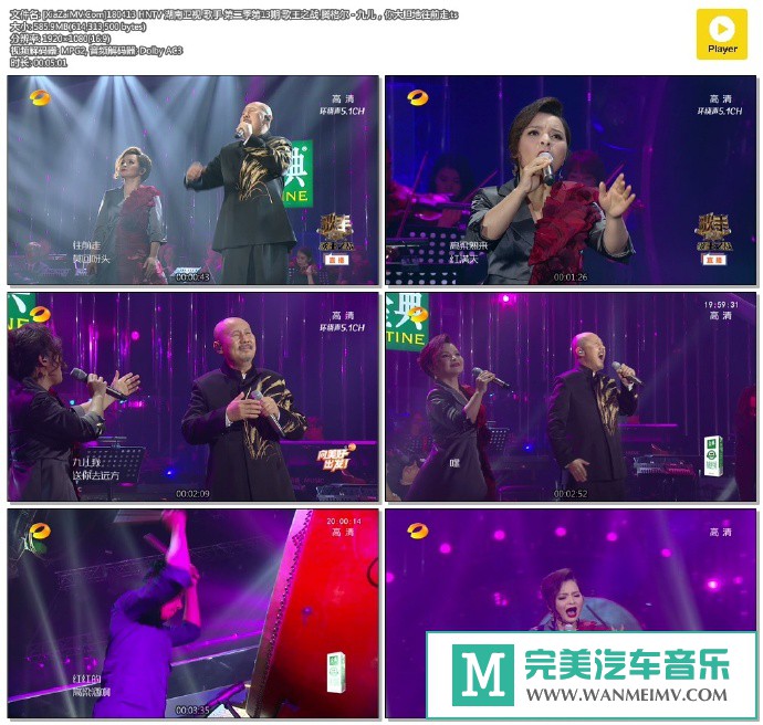 华语高清MV下载-[百度]180413 腾格尔 - 九儿，你大胆地往前走[585M/TS](1)