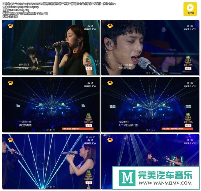 华语高清MV下载-[百度]180413 华晨宇&邓紫棋 - 光年之外[568M/TS](1)